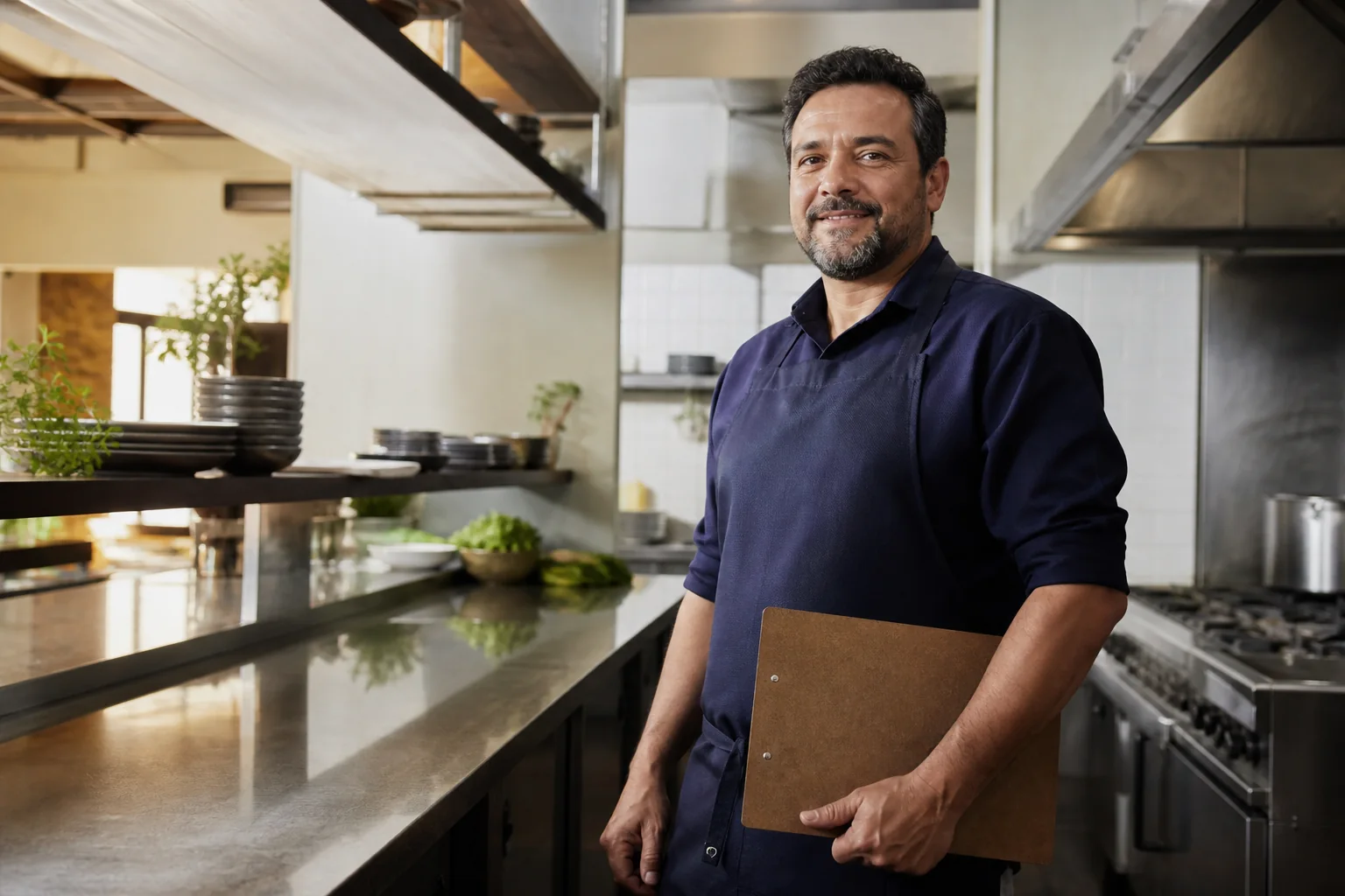 Gestor em cozinha profissional
